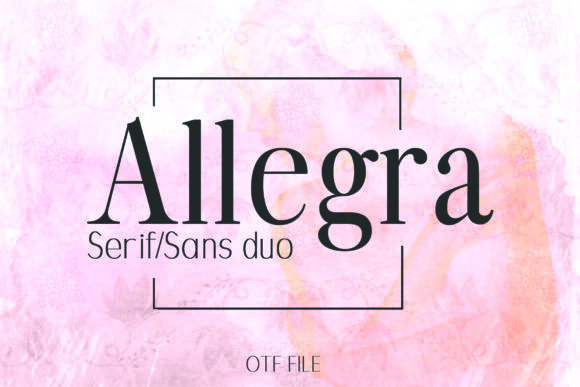 Allegra Duo Font - Featured Image