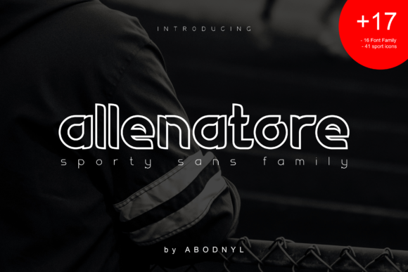 Allenatore Family Font - Featured Image