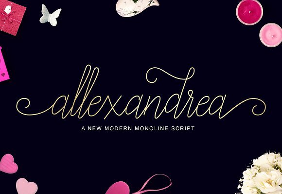 Allexandrea Font - Featured Image