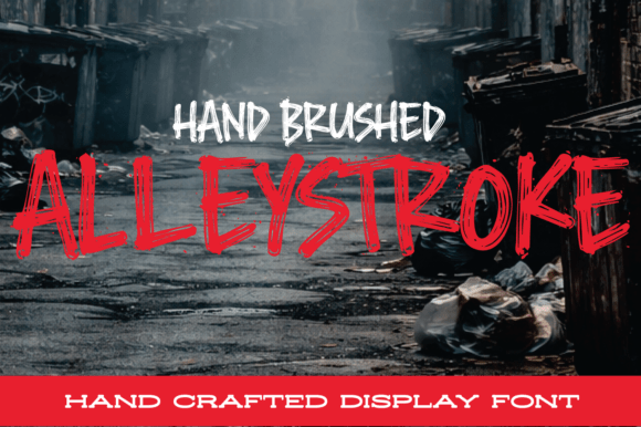 Alleystroke Font - Featured Image