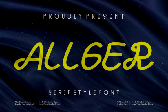 Allger Font - Featured Image
