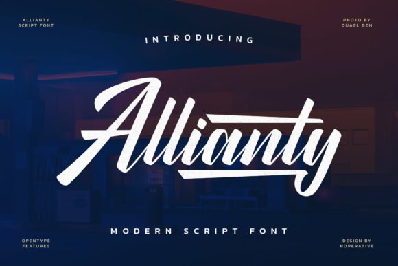 Allianty Font - Featured Image