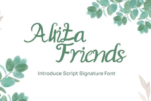 Allita Friends Font - Featured Image