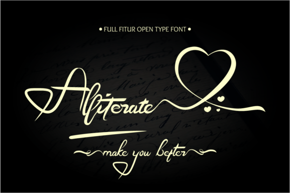 Alliterate Font - Featured Image