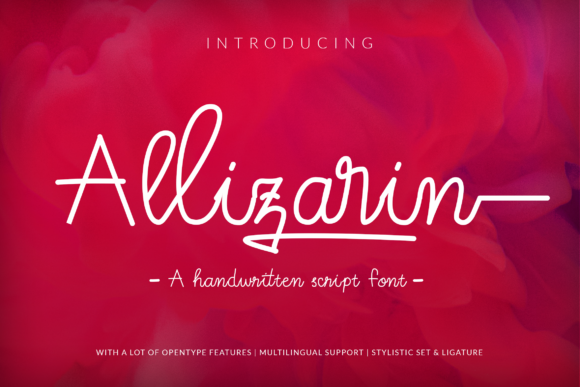 Allizarin Font - Featured Image