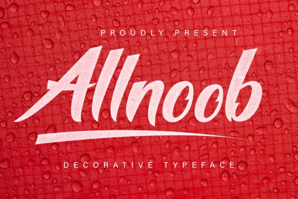 Allnoob Font - Featured Image