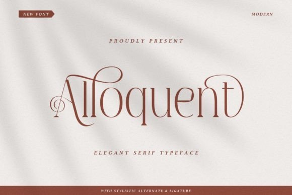 Alloquent Font - Featured Image