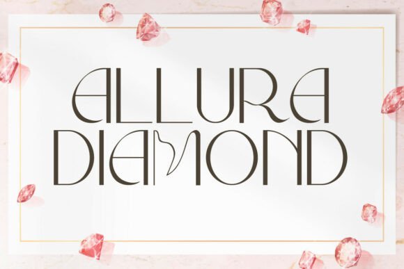 Allura Diamond Font - Featured Image