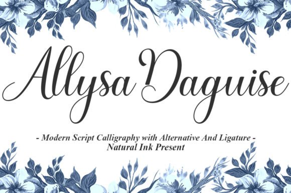 Allysa Daguise Font - Featured Image