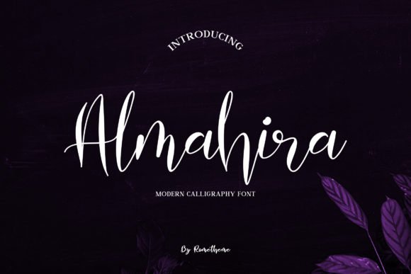 Almahira Script Font - Featured Image