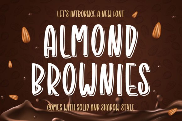 Almond Brownies Font - Featured Image