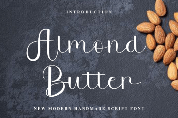 Almond Butter Font - Featured Image