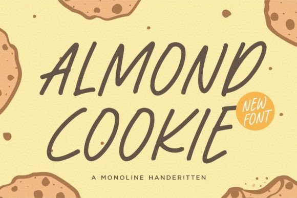 Almond Cookie Font - Featured Image