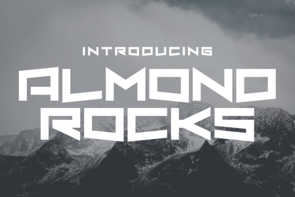 Almond Rocks Font - Featured Image
