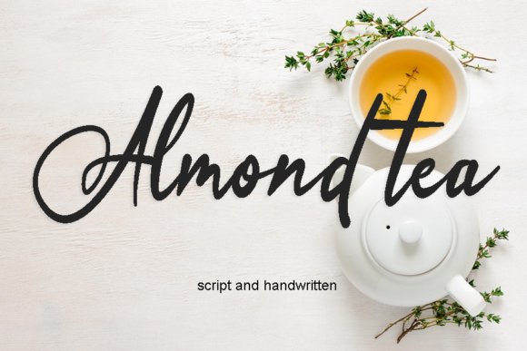 Almond Tea Font - Featured Image