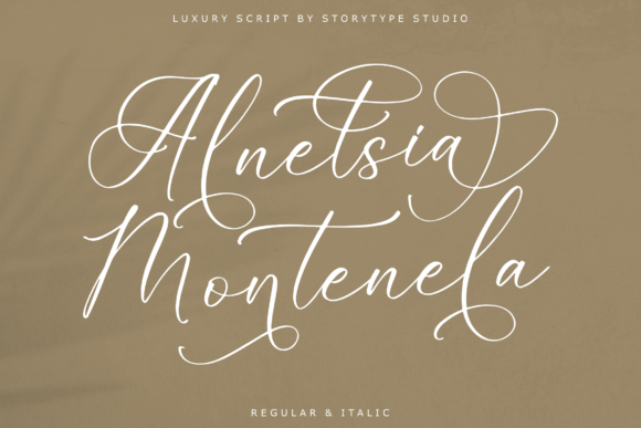 Alnetsia Montenela Font - Featured Image