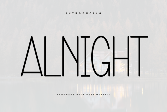 Alnight Font - Featured Image
