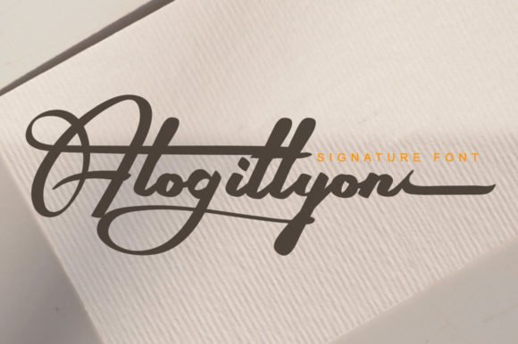 Alogittyon Font - Featured Image