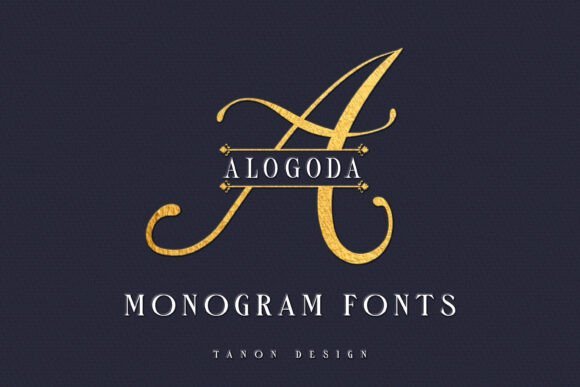Alogoda Monogram Font - Featured Image