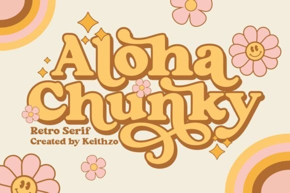 Aloha Chunky Font - Featured Image