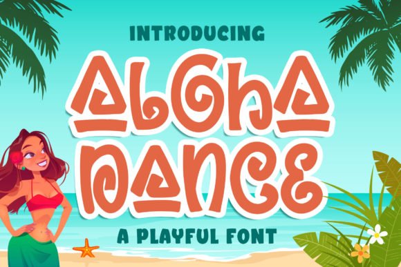 Aloha Dance Font - Featured Image
