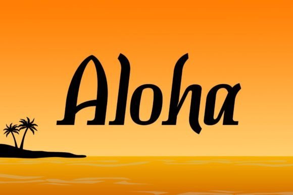 Aloha Font - Featured Image