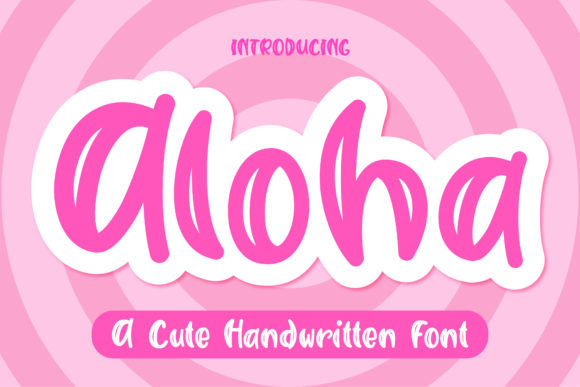 Aloha Font - Featured Image