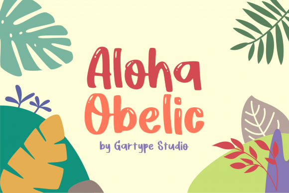 Aloha Obelic Font - Featured Image