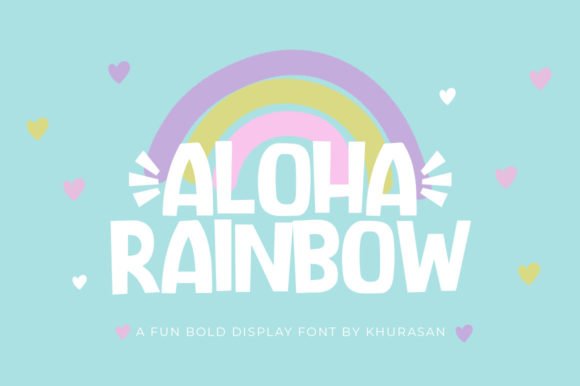 Aloha Rainbow Font - Featured Image