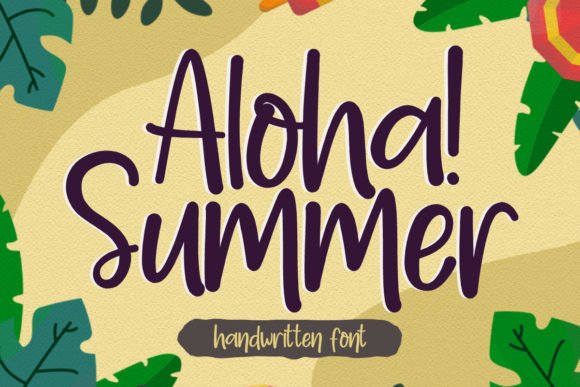 Aloha Summer Font - Featured Image