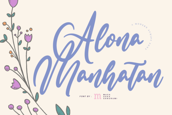 Alona Manhatan Font - Featured Image