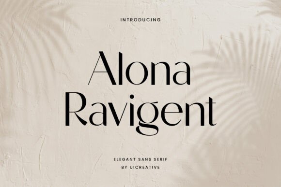 Alona Ravigent Font - Featured Image