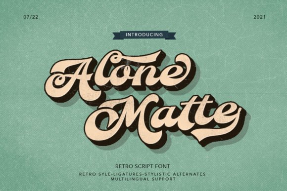 Alone Mate Font - Featured Image