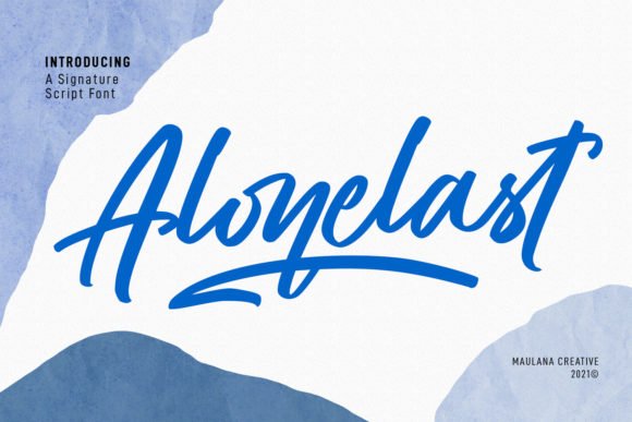 Alonelast Font - Featured Image