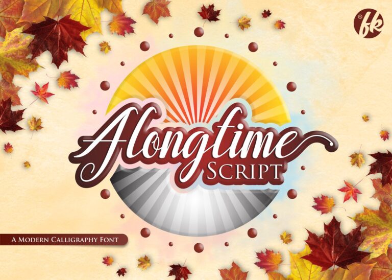 Alongtime Script Font - Featured Image