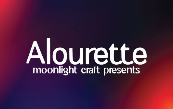 Alourette Font - Featured Image