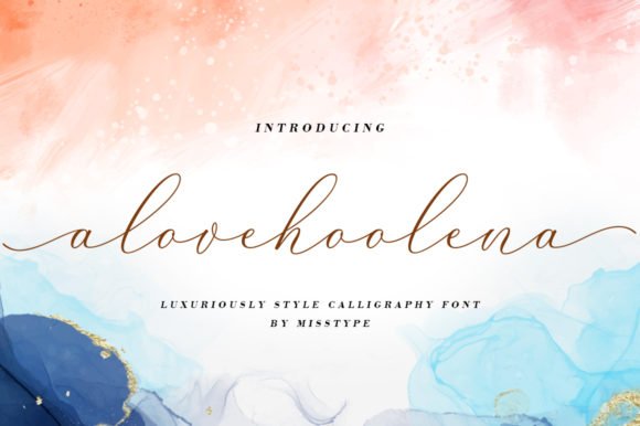 Alove Hoolena Font - Featured Image