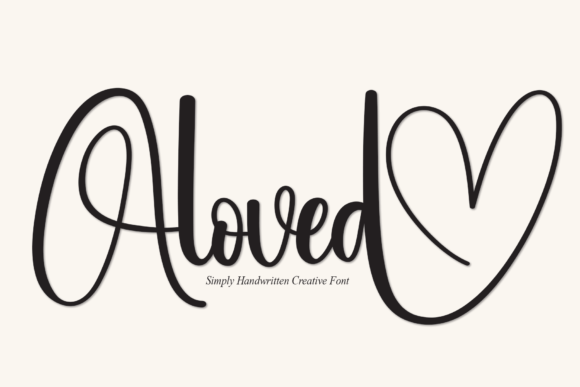 Aloved Font - Featured Image