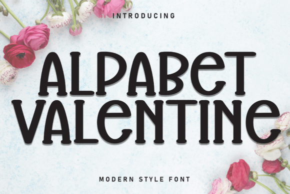 Alpabet Valentine Font - Featured Image
