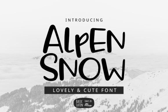 Alpen Snow Font - Featured Image