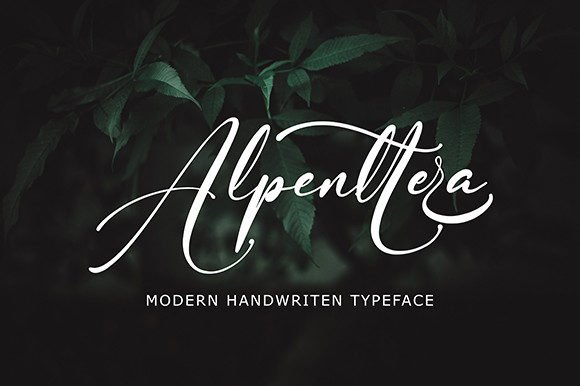 Alpenttera Font - Featured Image