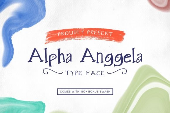 Alpha Anggela Font - Featured Image