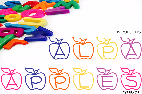 Alpha Apples Font - Featured Image