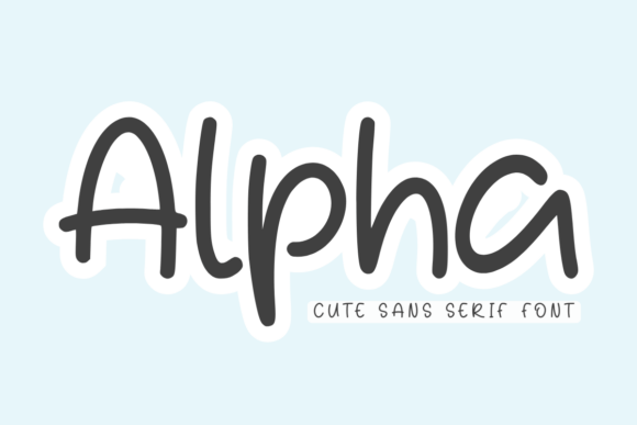 Alpha Font - Featured Image