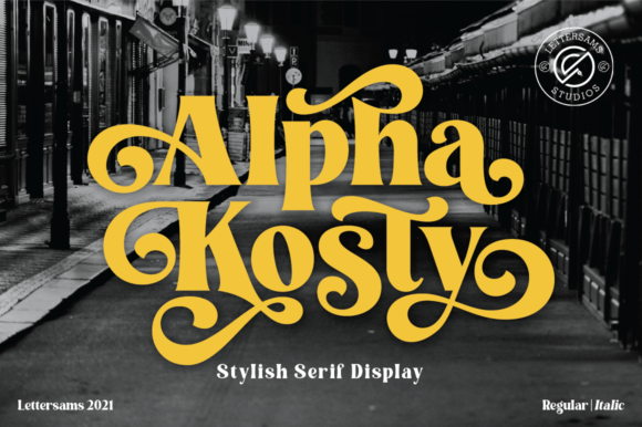 Alpha Kosty Font - Featured Image