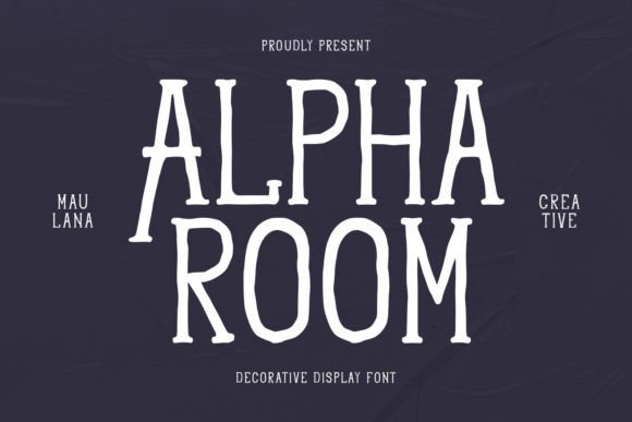 Alpha Room Font - Featured Image