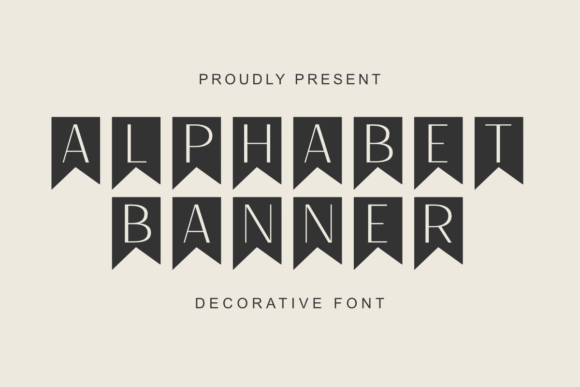Alphabet Banner Font - Featured Image