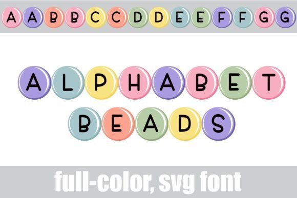 Alphabet Beads Font - Featured Image