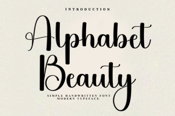 Alphabet Beauty Font - Featured Image