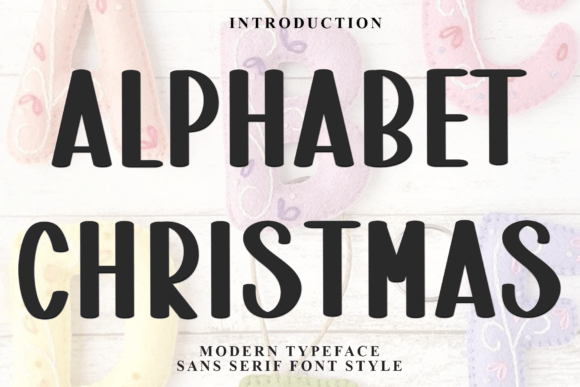 Alphabet Christmas Font - Featured Image